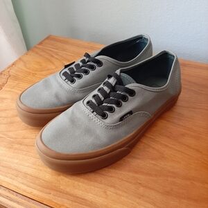 Green Vans Authentic (Gum Outsole)